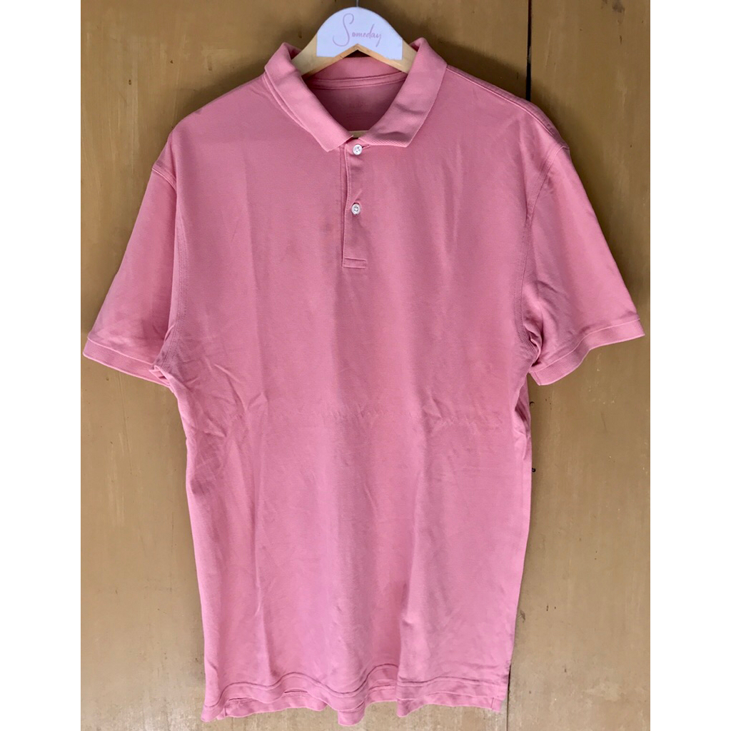 Preloved Kaos Polo Pria Giordano Basic