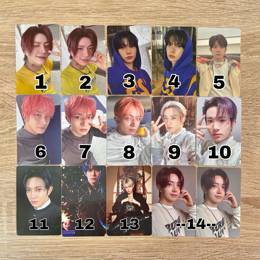 [READY STOCK] OFFICIAL PC PHOTOCARD HEESEUNG ENHYPEN (ROMANCE UNTOLD, DIMENSION DILEMMA, HOODIE, BDC
