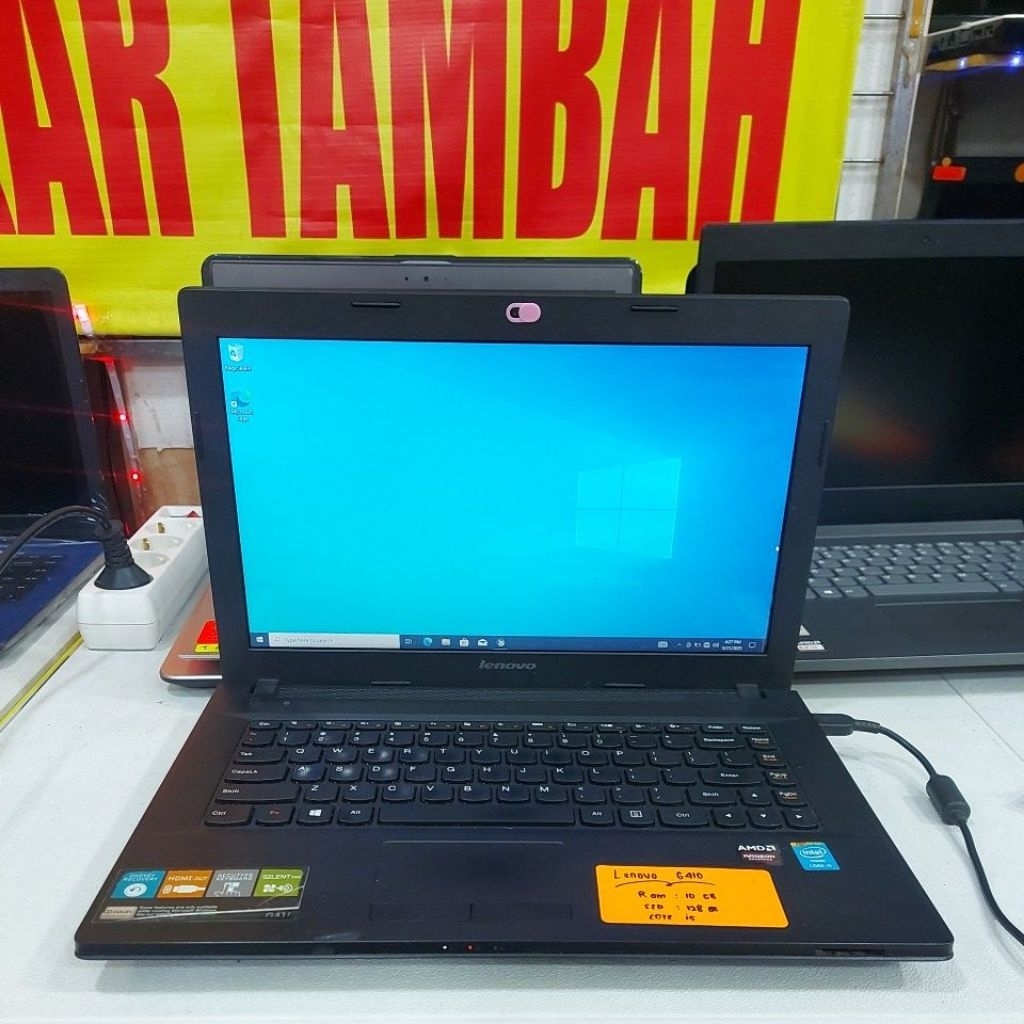 laptop lenovo g410 core i5-4200M ram 10gb ssd 128gb 925