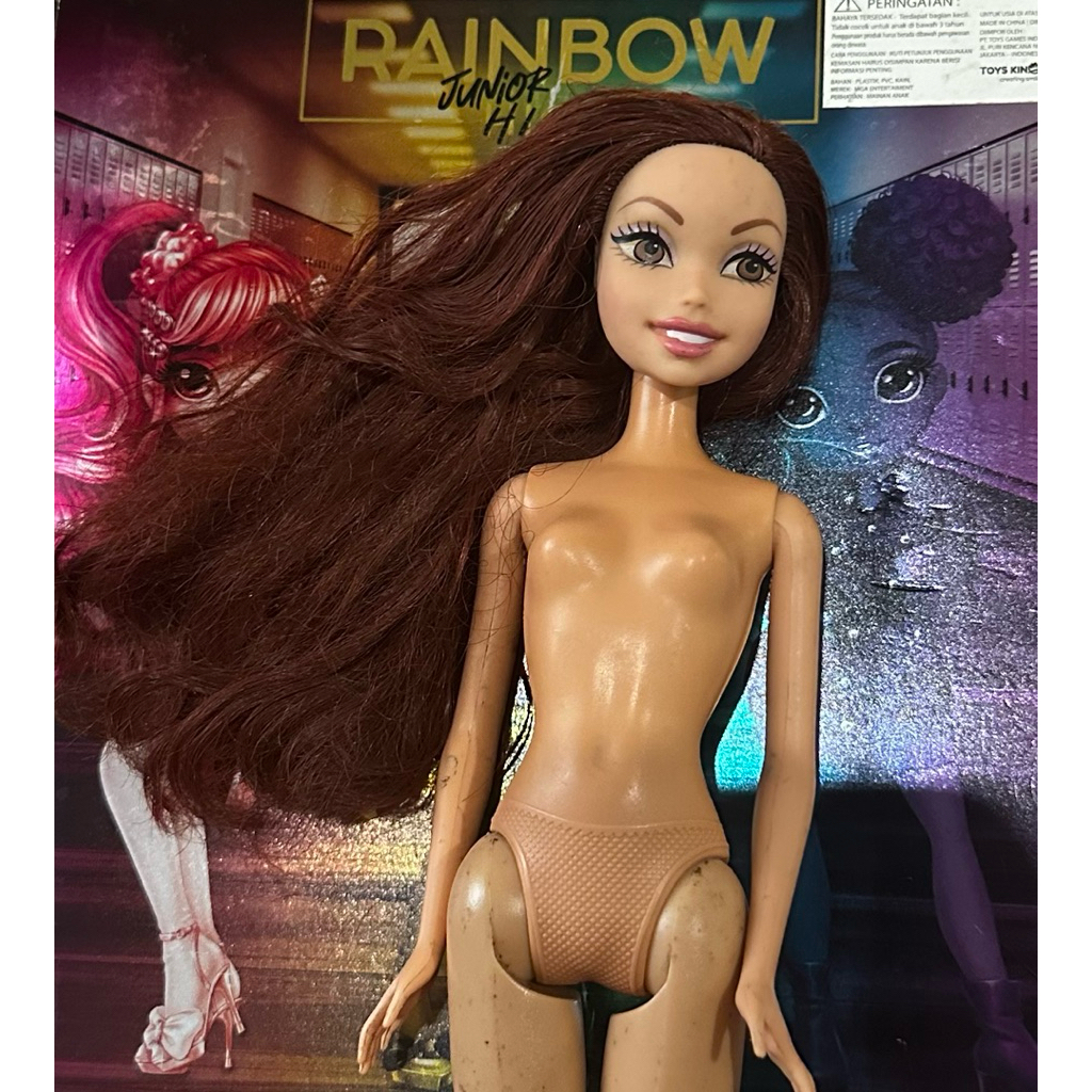 Junk Barbie My scene Smiling