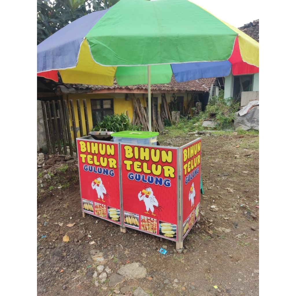 boot portable | grobak lipat portable | rombong lipat jualan portable