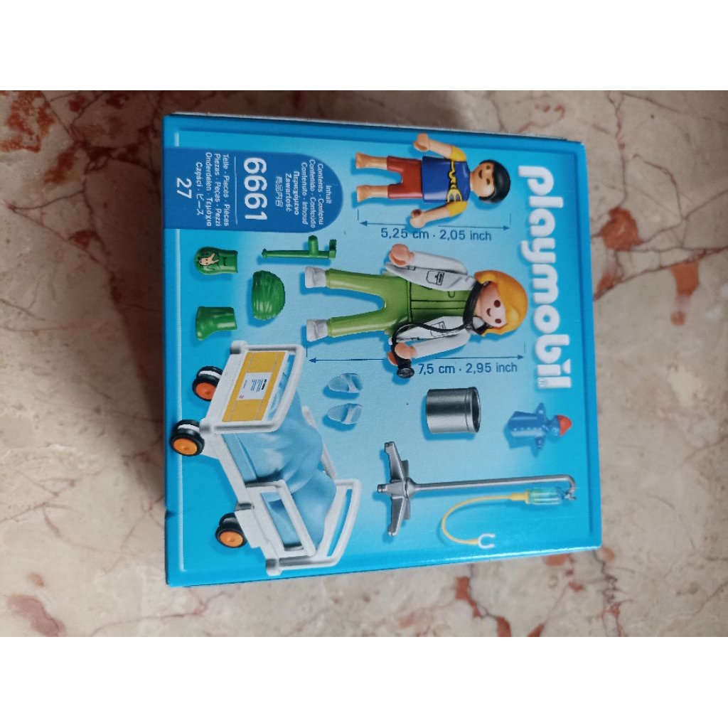 mainan Playmobil 6661 hospital city life rumah sakit mirip Lego