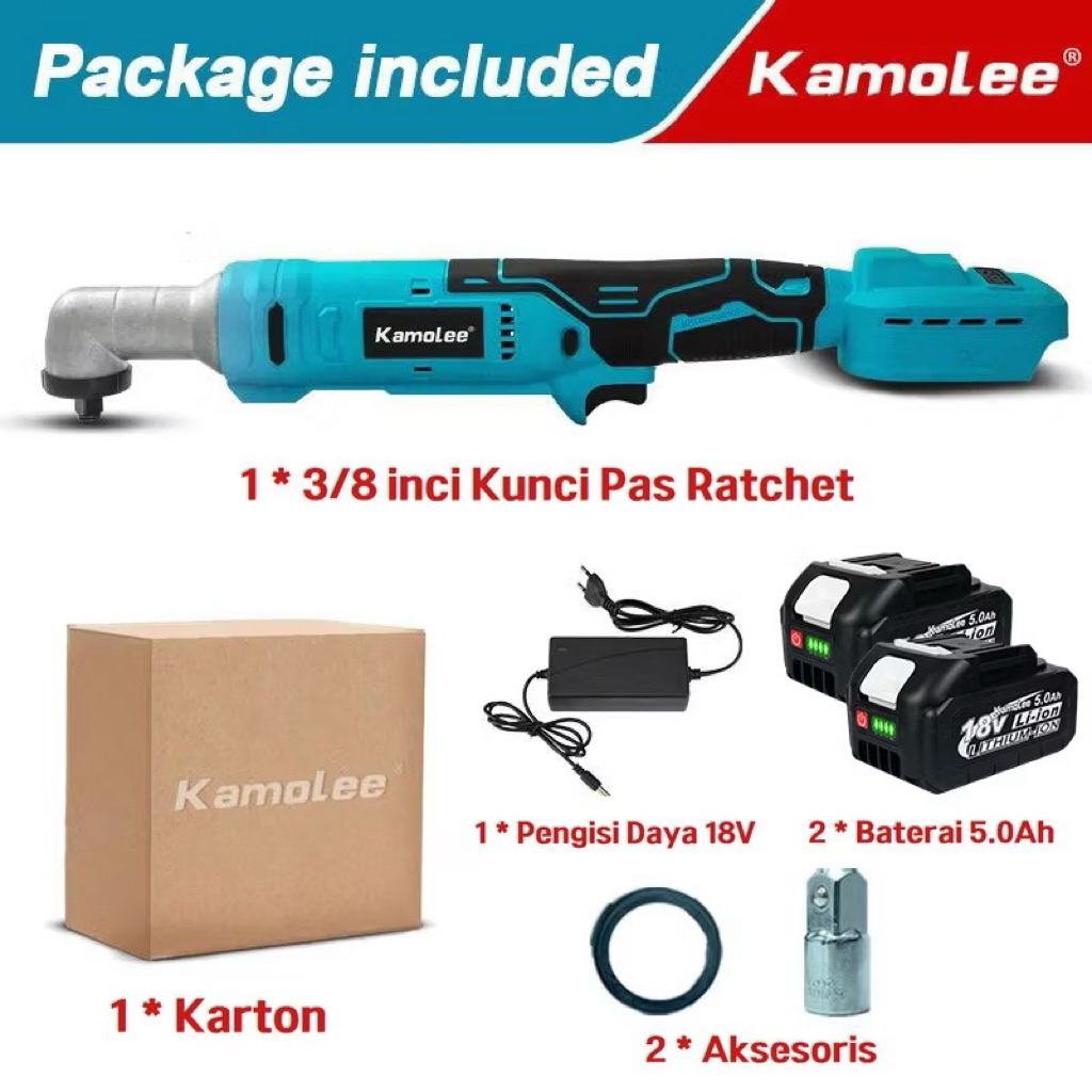 Kamolee 1000nm Brushles Rachet electric 3/8