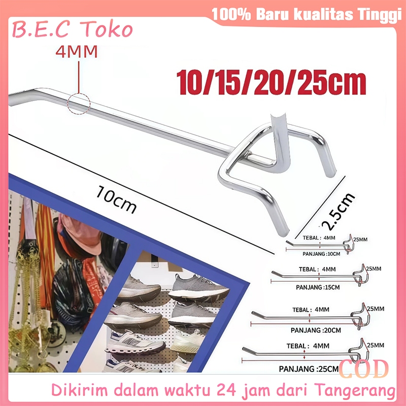 Cantolan Ram/Hook Ram Stenlis Tebal Semua Gantungan Aksesoris Hook Ram