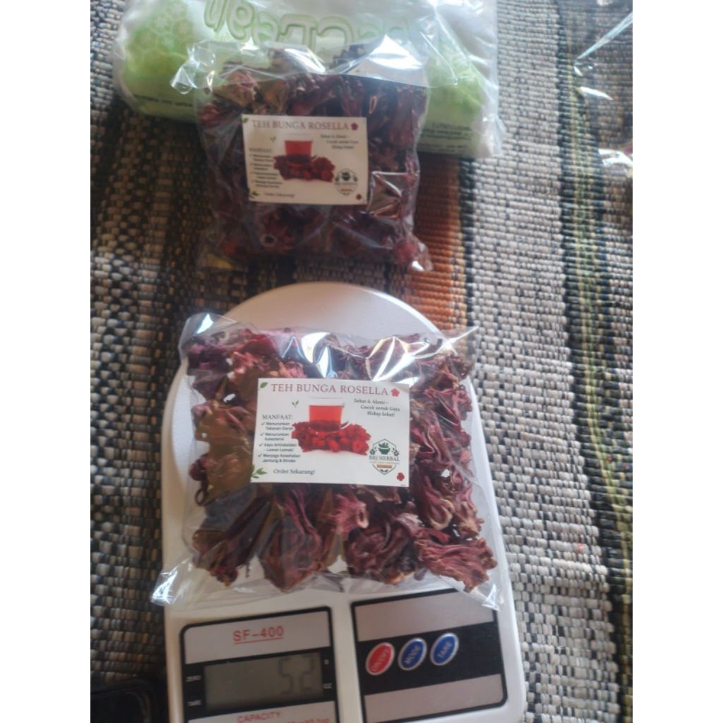 

teh herbal bunga rosela kering 50 gram