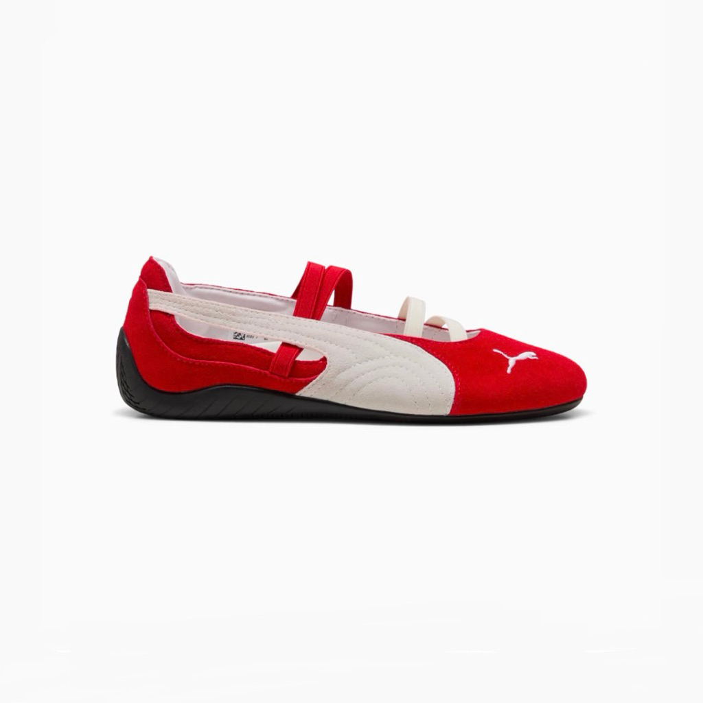 Sepatu Sneakers Wanita Puma Speedcat Ballet Red White Original 1000% (RESMI STORE)