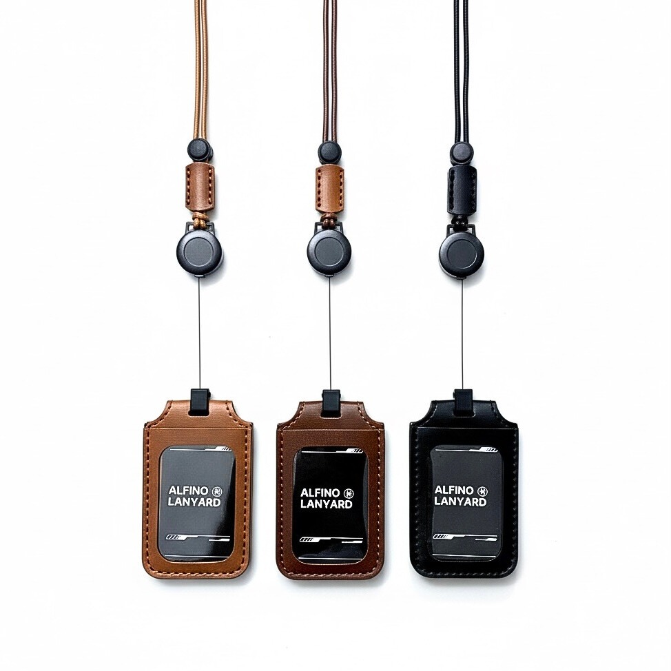 Datosimana - Lanyard Id Card Magnet Yoyo Retractable Gantungan Kartu Praktis