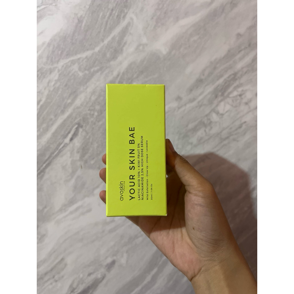 Avoskin Lactic Acid Serum Exfoliating serum mencerahkan 30ml
