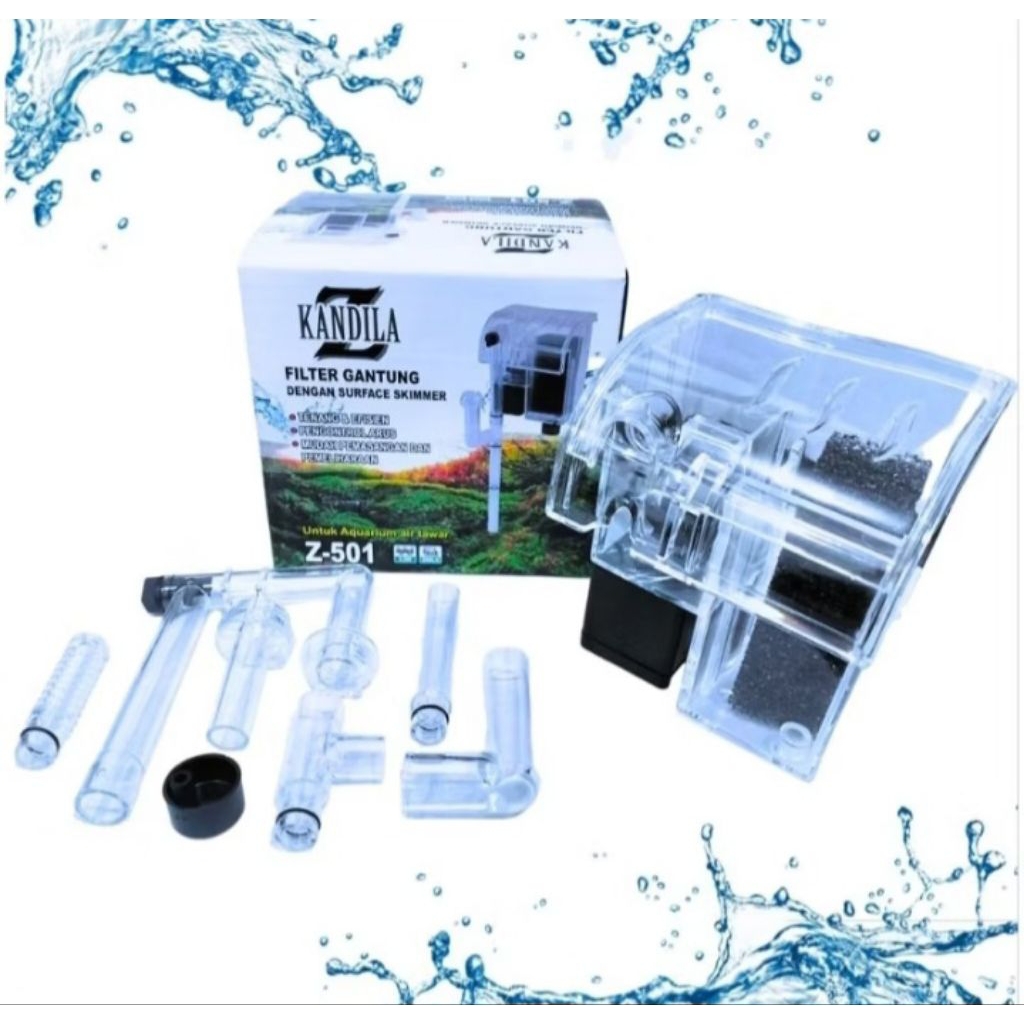 pompa filter Aquarium / Aquascape gantung kandila Z 501