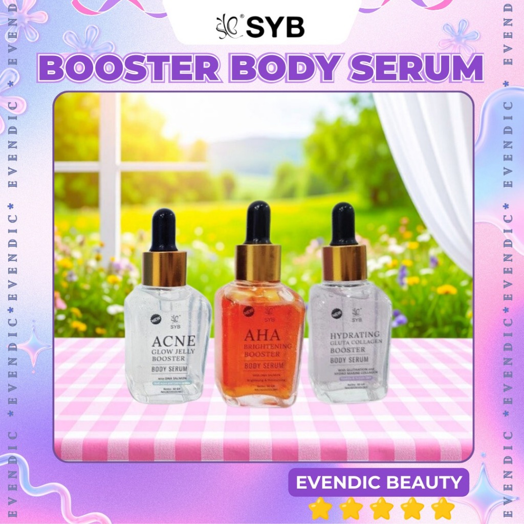 READY NEW SYB BOOSTER BODY SERUM / Acne Glow / Aha Brightening / Gluta Collagen COLAGEN