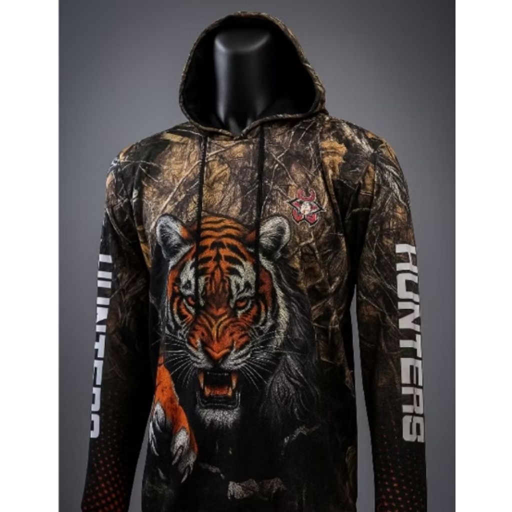 Jersey kaos hunting berburu | Jersey kupluk hunting berburu | lengan panjang