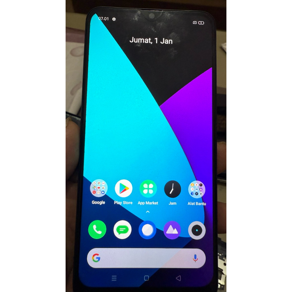 Lcd touchscreen+frame Realme 3/Realme C3 original copotan