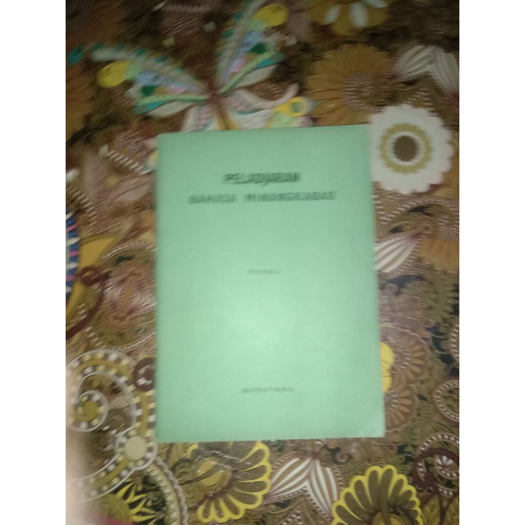 BUKU PELAJARAN BAHASA MINANGKABAU