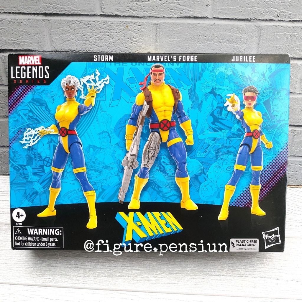 MARVEL LEGENDS SERIES X-MEN 3 PACK STORM FORGE JUBILEE XMEN ACTION FIGURE ORIGINAL