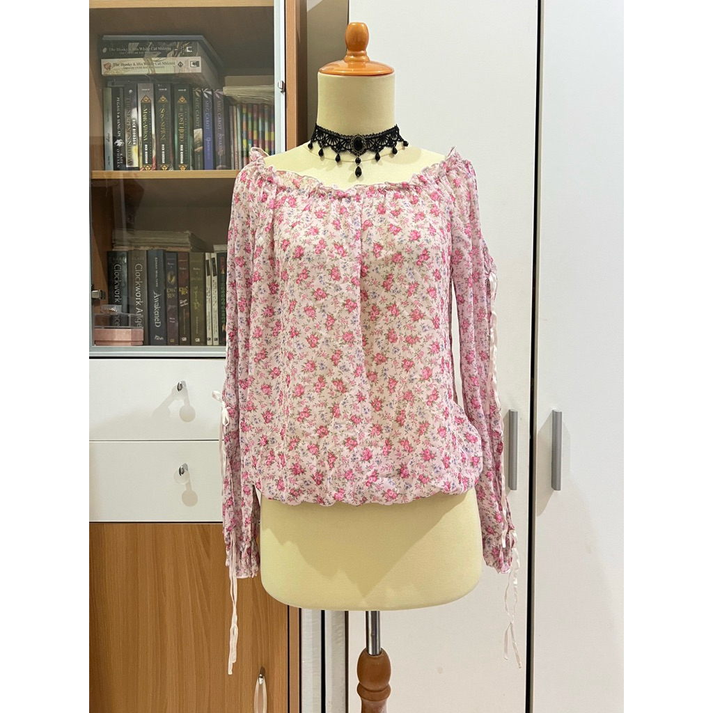 Liz Lisa Blouse Top Floral Vintage Kawaii New with Tag Baru