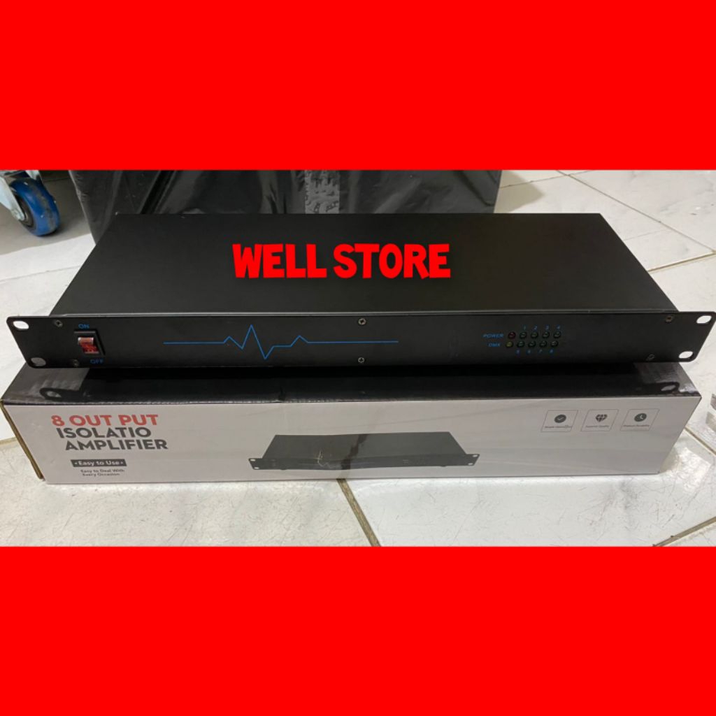 Splitter Dmx 8Way / 8 Output