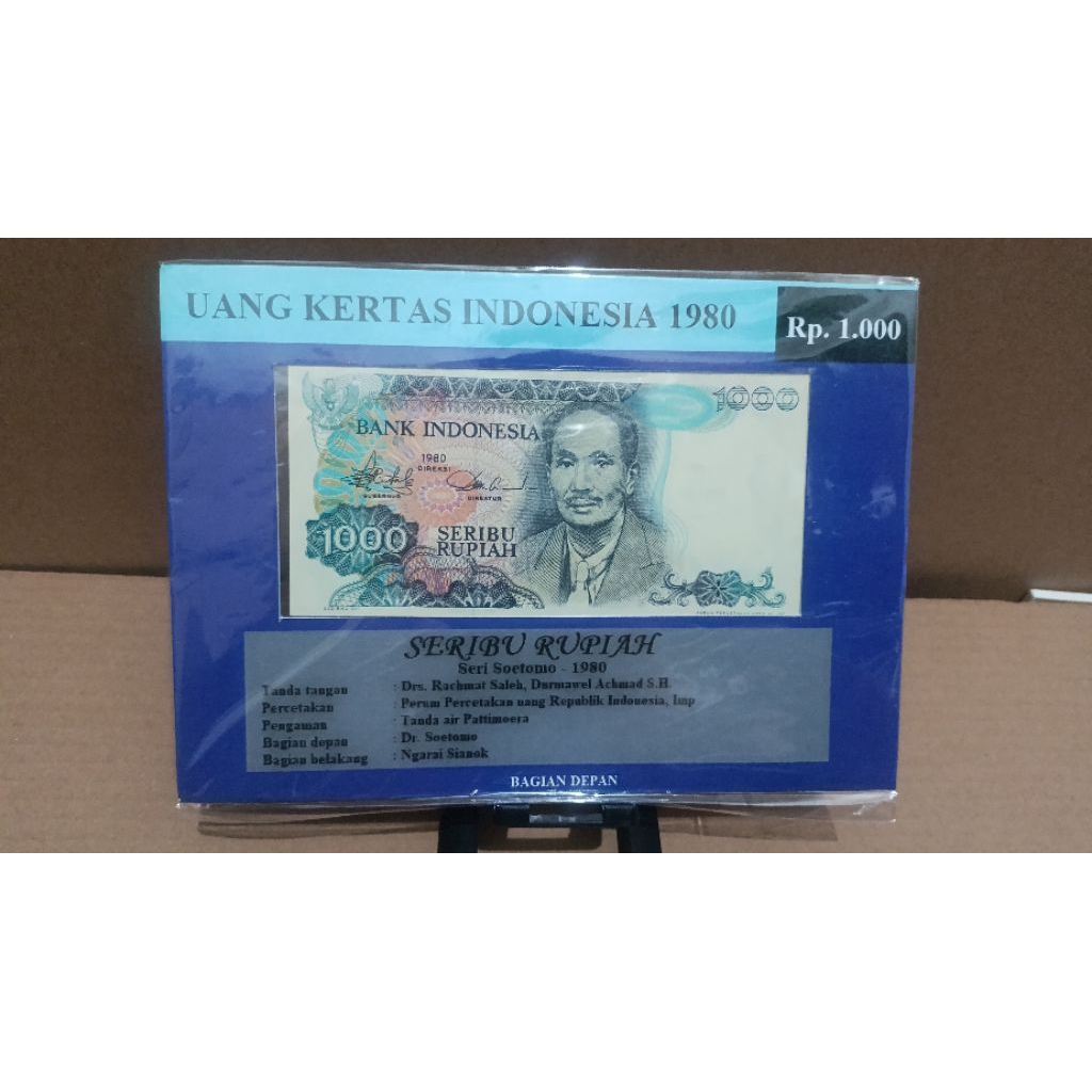 Uang Kuno Indonesia + FOLDER EKSKLUSIF UNC GRESS