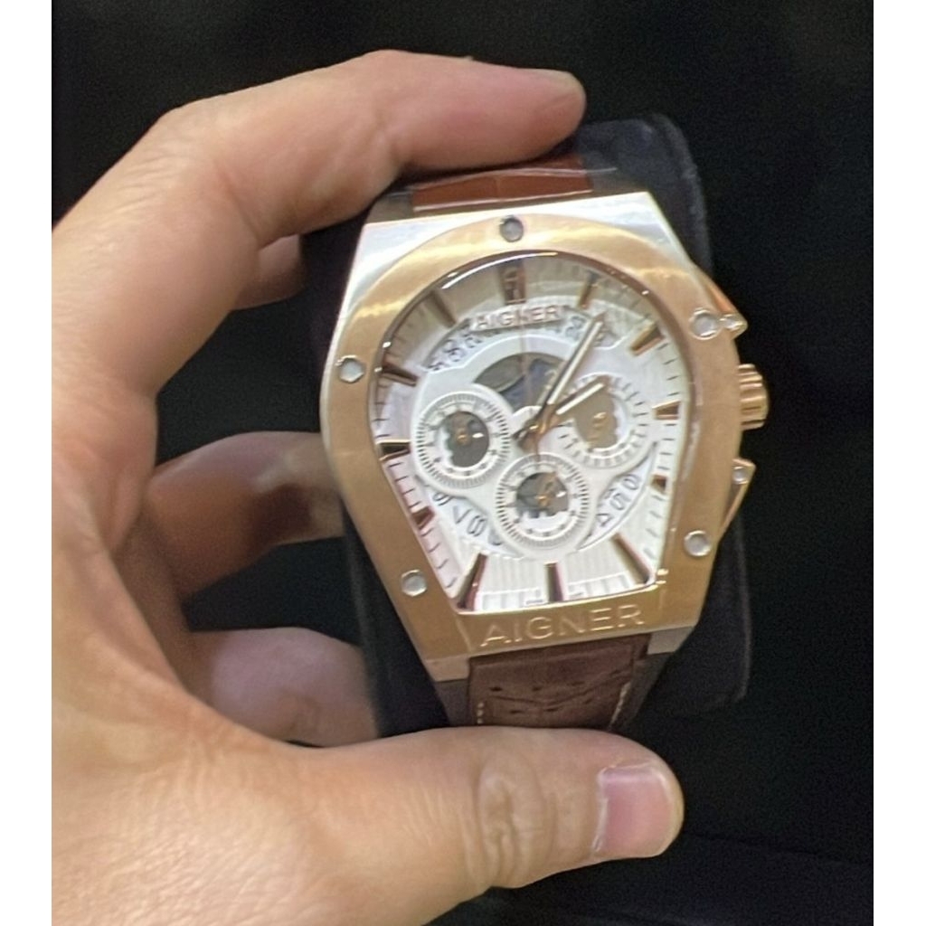 BARU Jam tangan Pria Aigner Palermo Cowok Model Baru