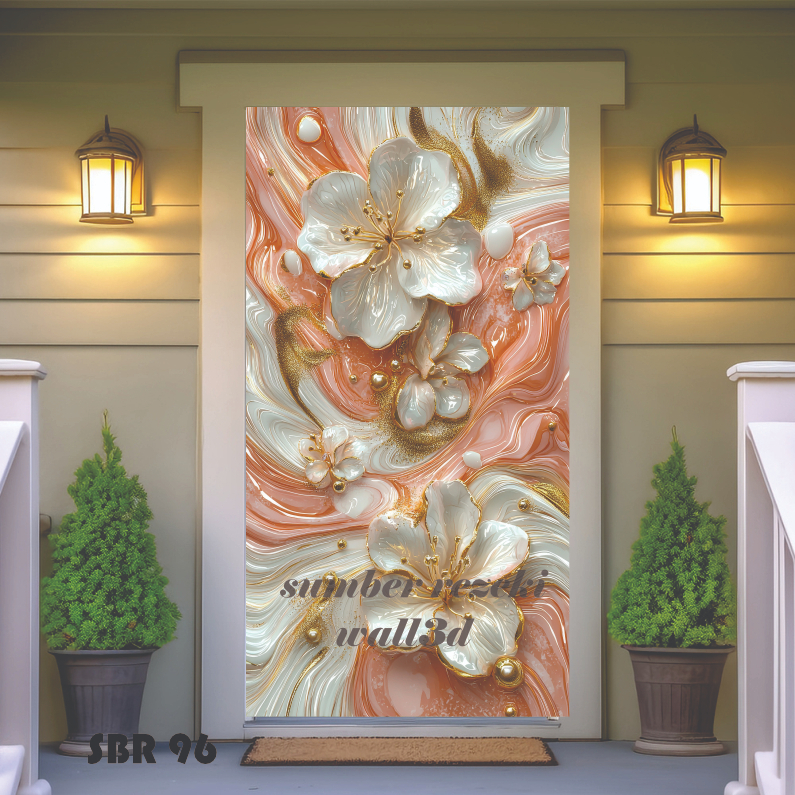 Hiasan Dinding Wallpaper Stiker Bunga 3d, Wallpaper Dinding Bunga Mawar Terlaris, Wallpaper 3d murah