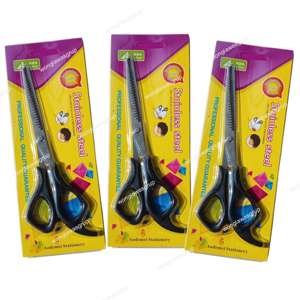 (WLG) GUNTING SASAK RAMBUT | GUNTING PENIPIS RAMBUT AODEMEI