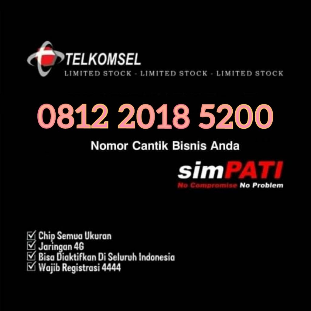 Nomor cantik telkomsel 2018