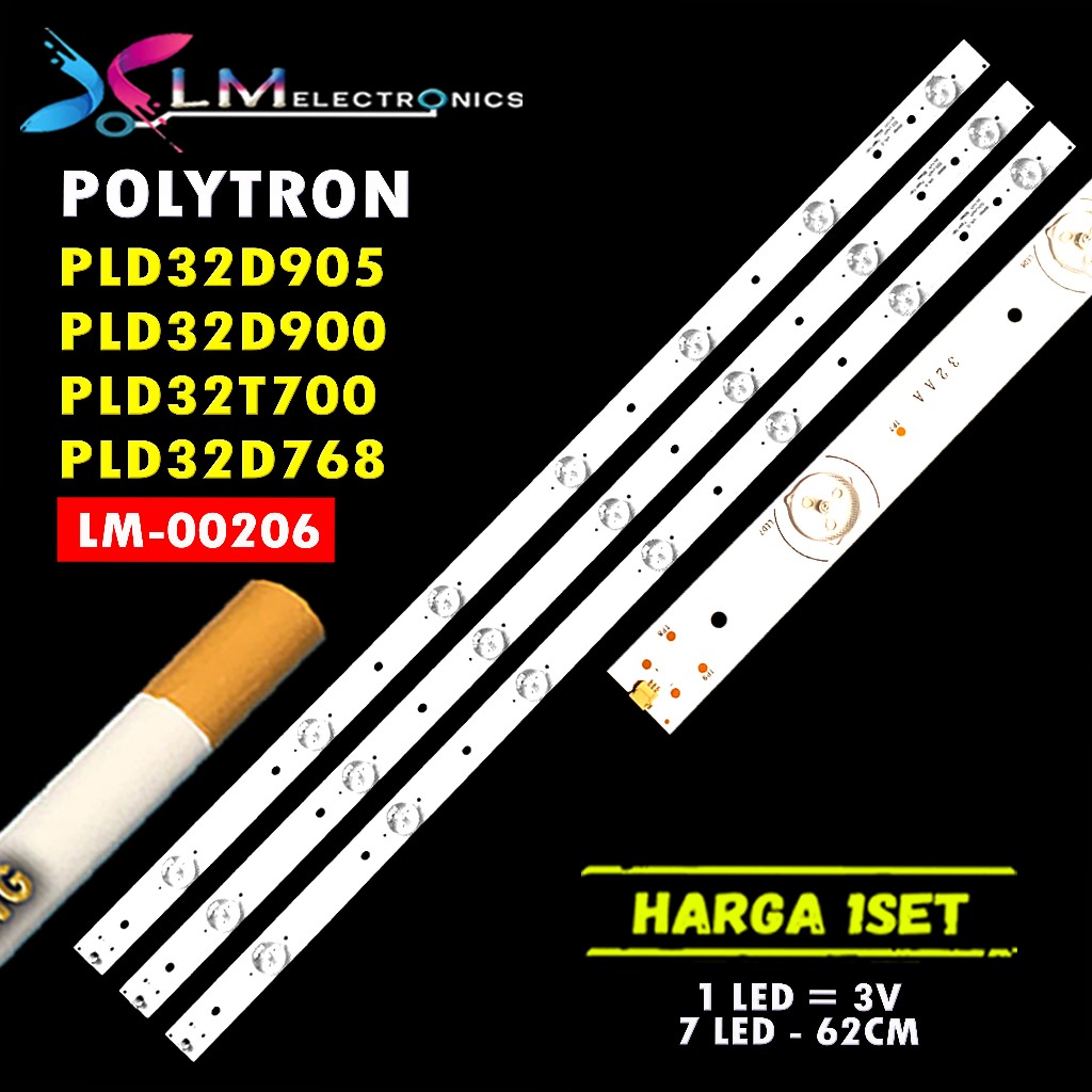 BACKLIGHT POLYTRON PLD32D905 PLD32D900 PLD32T700 PLD32D768 32D905 32D900 32T700 32D768
