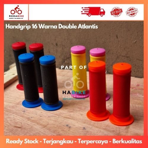 Hand Grip Sepeda Anak Sarung Stang Sepeda Anak 12 16 18 inch Atlantis Handfat Hanfat Karet Stang Sep