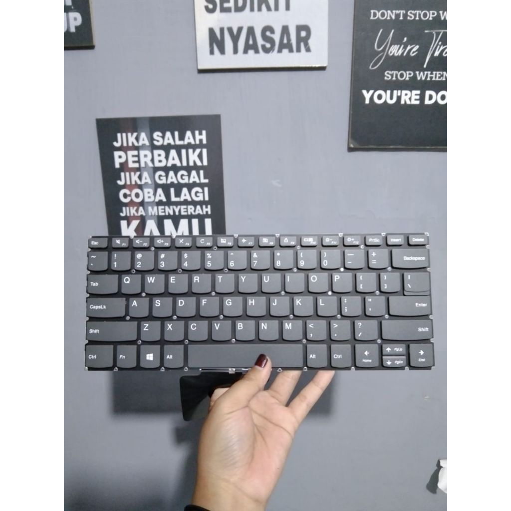 KEYBOARD LAPTOP LENOVO IDEAPAD SLIM 3 LENOVO YOGA 520-12 tombol delete