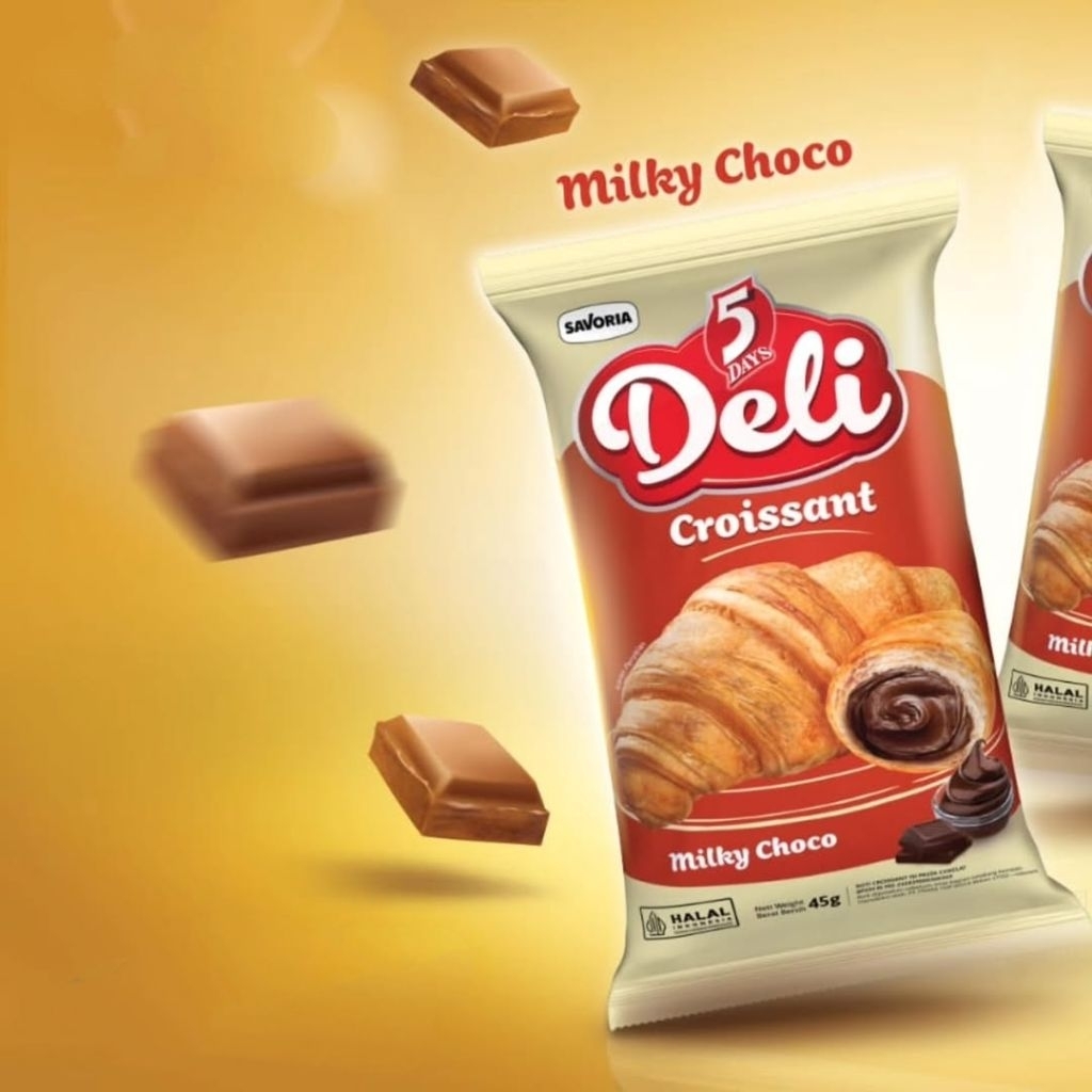 

5 days roti deli croissant milky choco