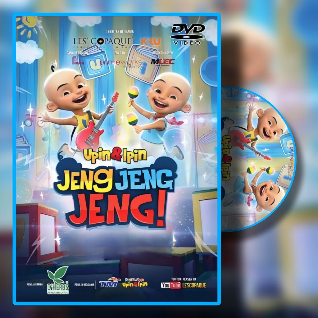 KASET FILM ANAK ANAK TERBARU - KASET DVD UPIN & IPIN EPISODE TERPOPULER - KASET DVD FILM ANAK - KASE