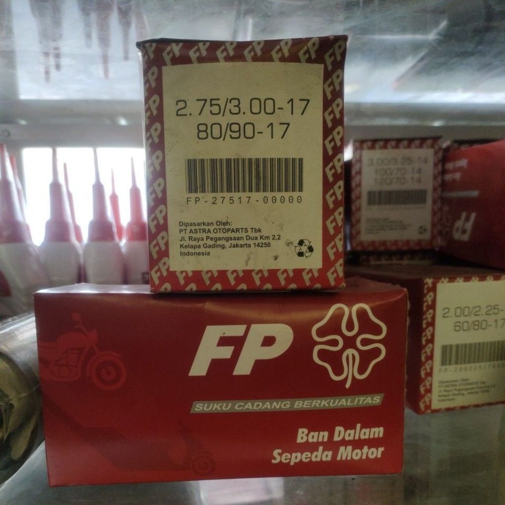 ban dalam federal park (FP) ukuran 275/300 ring 17