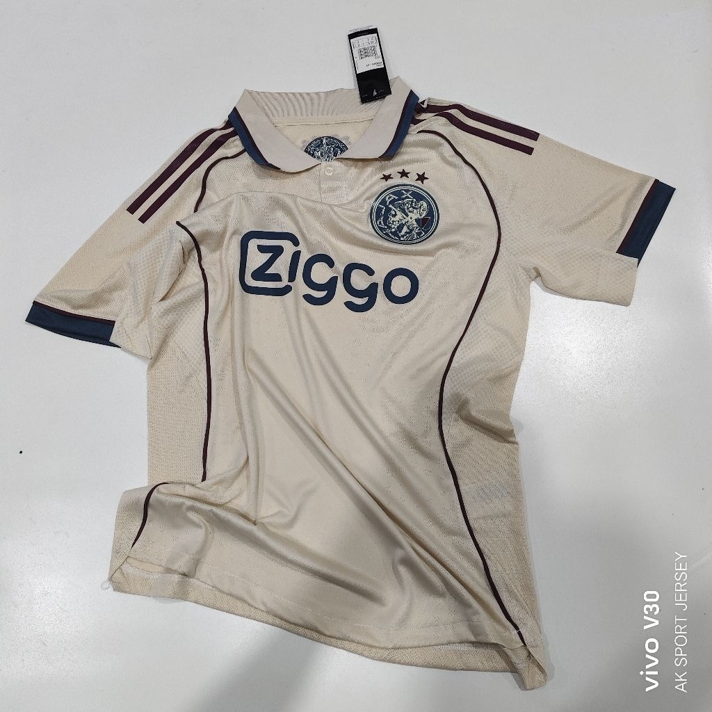JERSEY BOLA PLAYER ISSUE AJAX 3RD 2025 2026 GRADE ORI