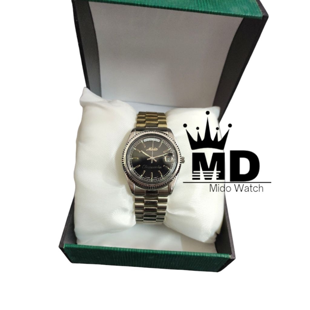 Jam tangan mido Commander otomatis stanlis stell