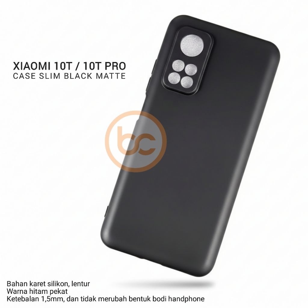 Case Xiaomi Mi 10T Mi 10T Pro 11T 11T Pro Premium Case Black Matte Slim Black Matte