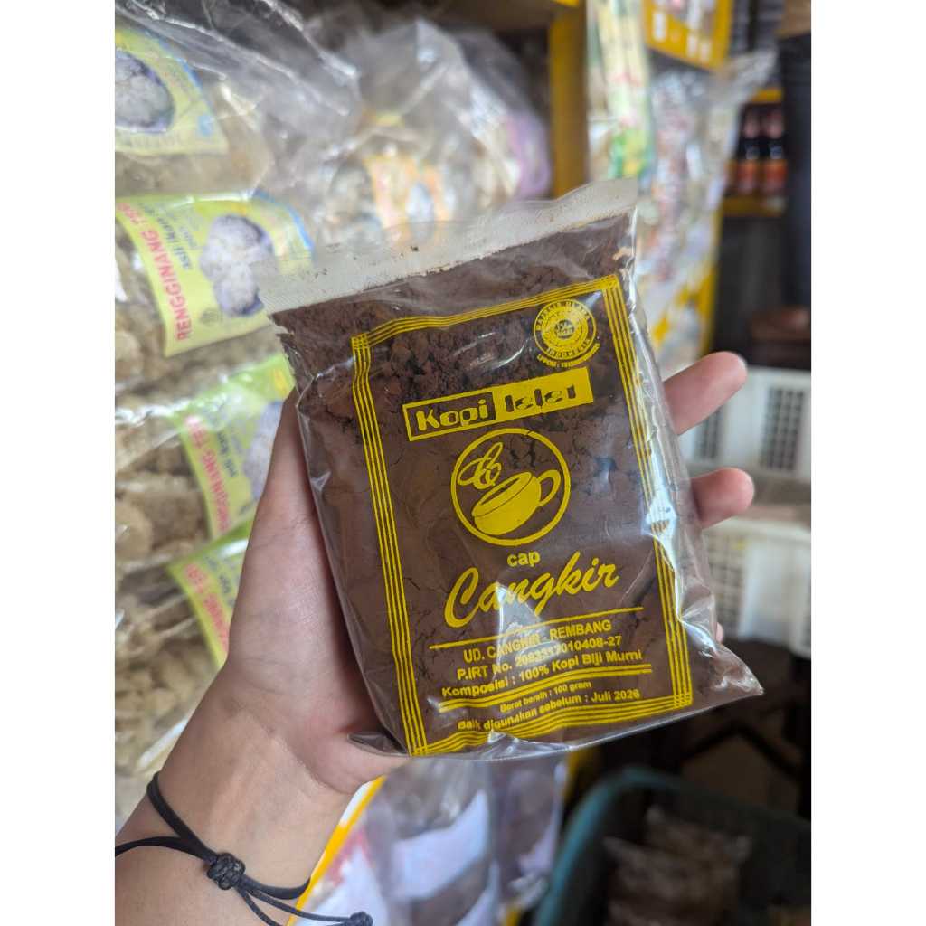 Kopi lelet Rembang Cap Cangkir Kopi Lelet Khas Rembang Cap Cangkir