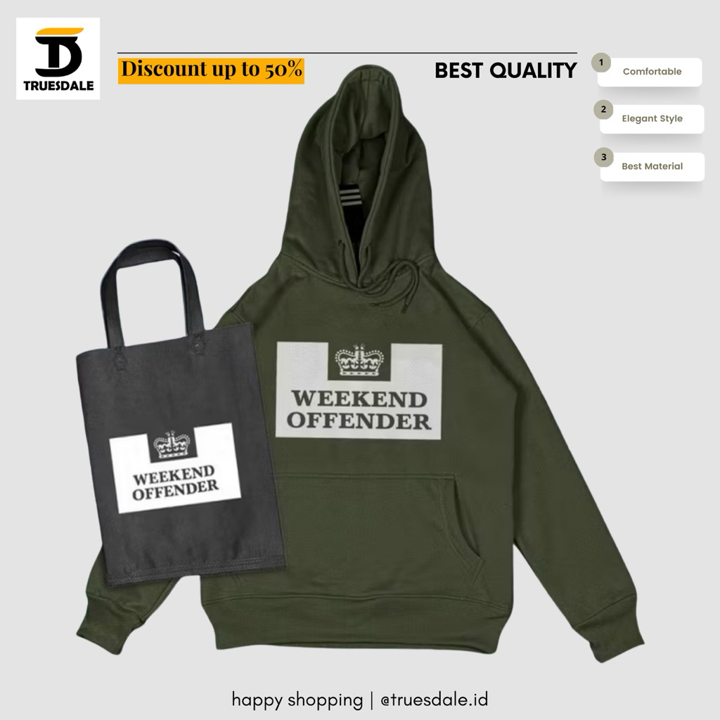 Hoodie WO Casual Pria Wanita Dewasa Terbaru