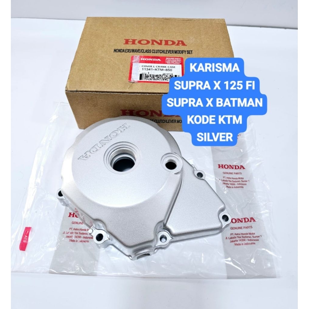BAK MAGNET MAGNIT KARISMA SUPRA X 125 FI SUPRA X BATMAN HONDA KTM SILVER COVER BLOK BAK MAGNET