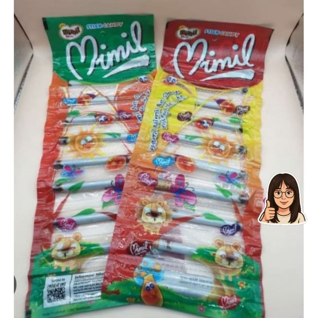 MIMIL PERMEN COKLAT STICK/PERMEN ROKOK JUMBO/PERMEN JADUL ISI 10