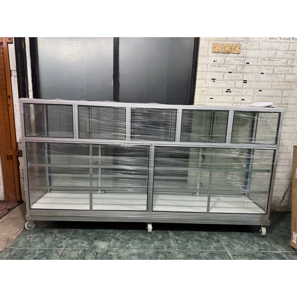 Etalase Beras 2 meter 5 kotak