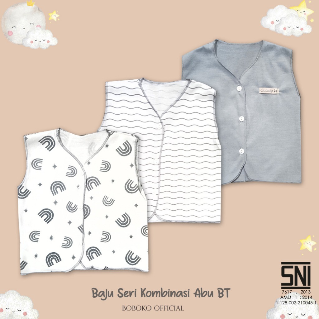 Baju bayi kancing depan - baju bayi baru lahir - baju bayi newborn