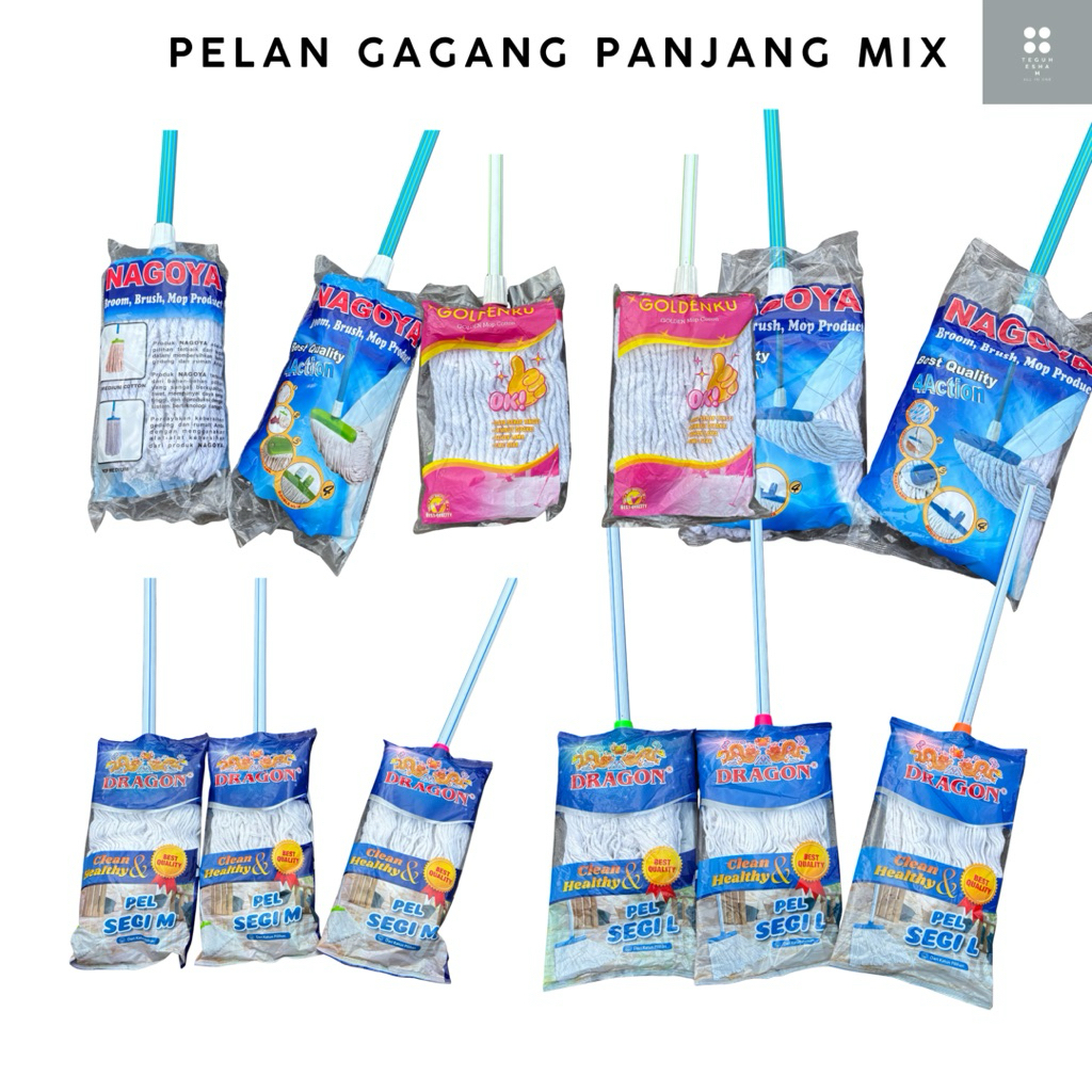 Pelan Lantai Pel Lantai Panjang Pel Lantai Gagang Pel Lantai set + Gagang