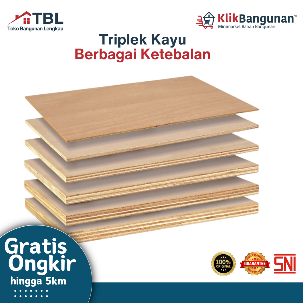 Triplek 3mm 4mm 6mm 9mm 12mm 15mm 18mm – Multiplek MC Berbagai Ketebalan