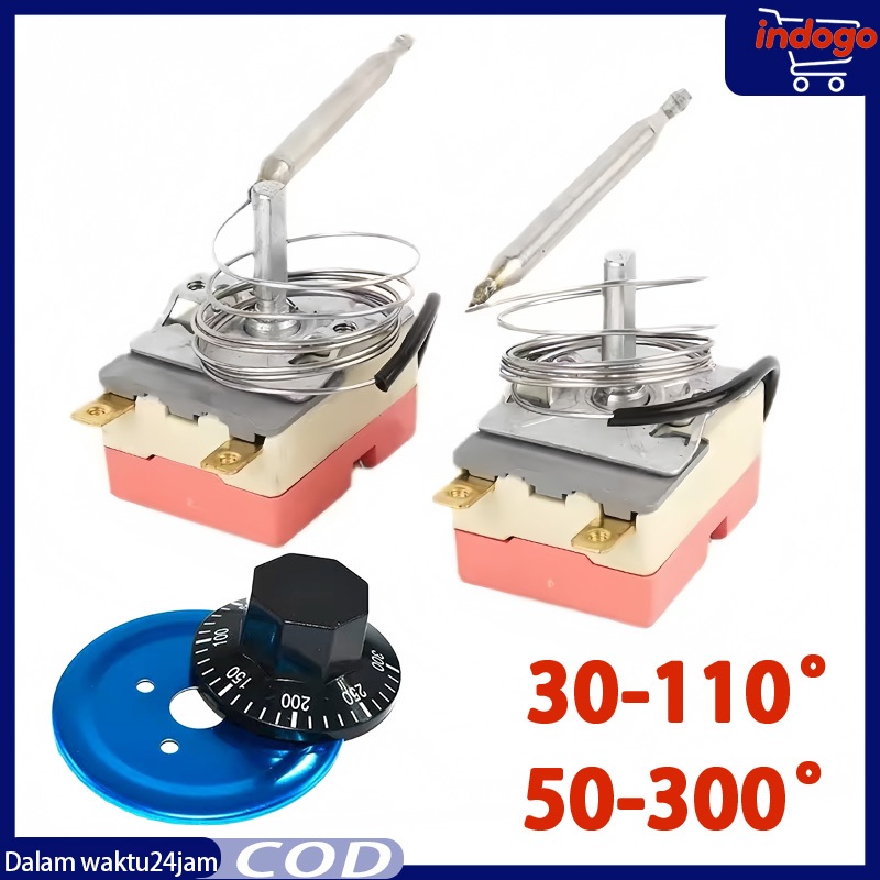 Sparepart Termostat/Pengatur Suhu Cup Sealer/Termostat/Switch Kontrol Temperatur