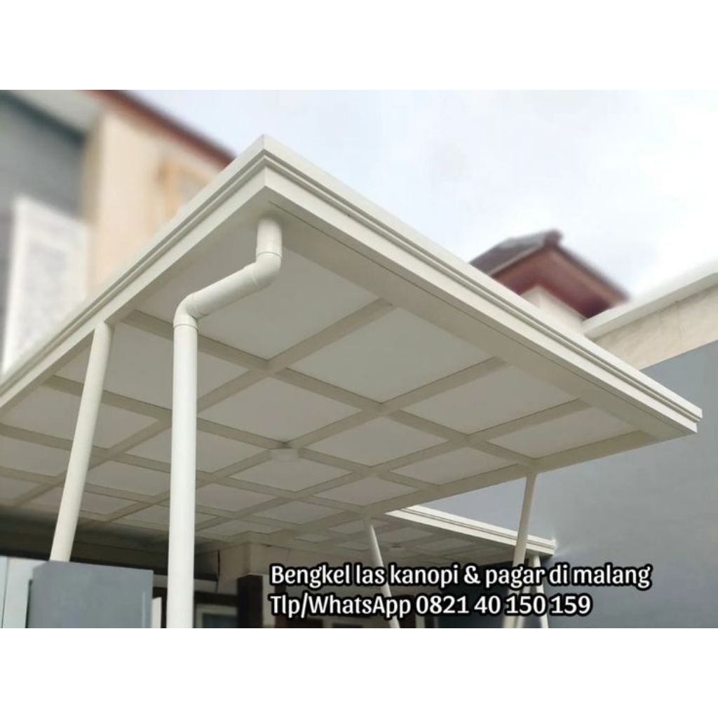 Kanopi atap alderon single murah