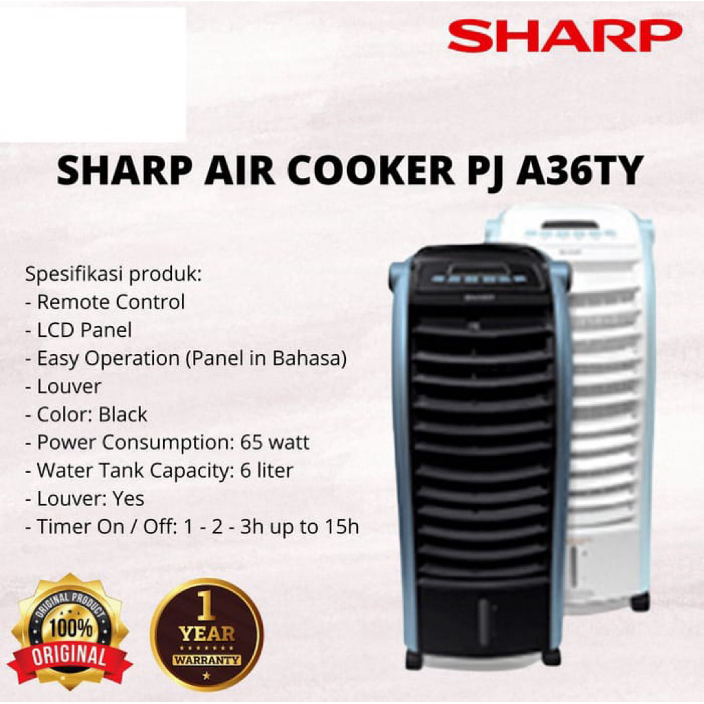 Sharp Air Cooler PJ-A36TY