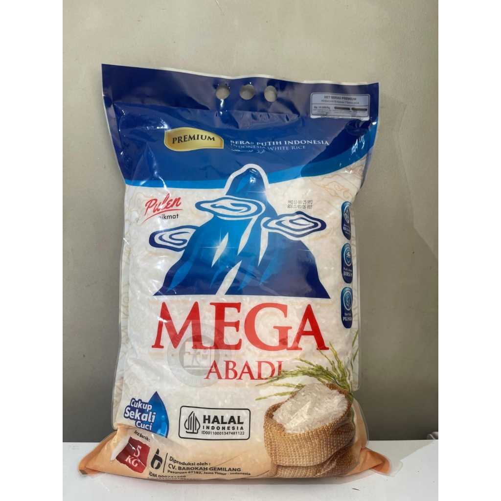 

Mega Abadi Beras Premium Kualitas Super 5Kg