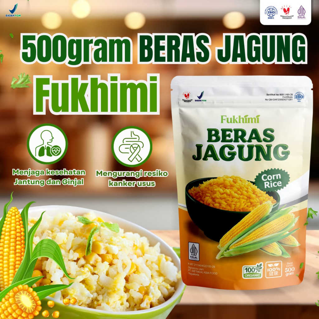

Beras Jagung Fukhimi Asli Kemasan 500 Gram