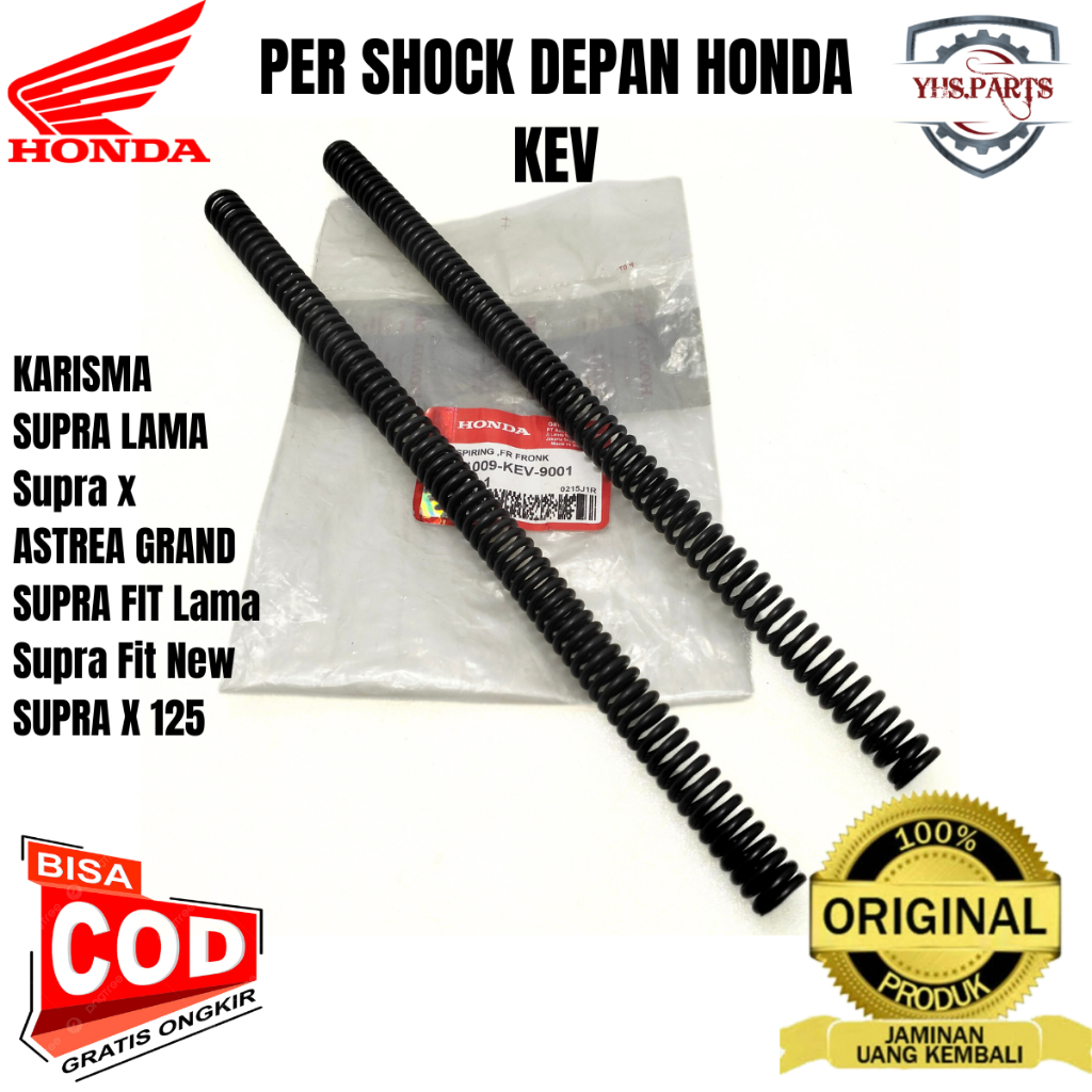 ASLI ORIGINAL PER SHOCK DEPAN HONDA AHM KEV KARISMA SUPRA LAMA X FIT LAMA NEW X 125 ASTREA GRAND