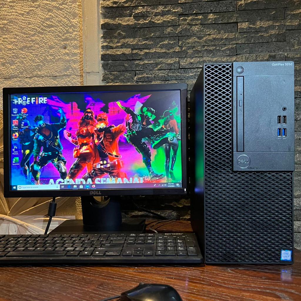 Komputer Core i5 dell optiplex 3050 Ram 8gb SSD 256GB Fullset Monitor