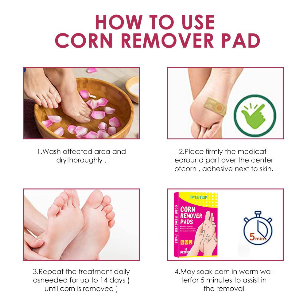 10 buah plester jagung, plester kutil dan jagung/plester kutil/penutup jagung/plester mata